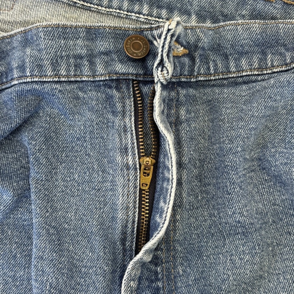 Wrangler Five Star Premium Denim Jeans Mens 42x30 Blue Straight Leg 97FXVMD - Picture 3 of 8